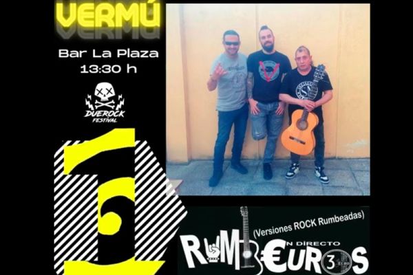 💣RUMB€UROS💣 sesión vermú, para que vayas calentando motores antes del festival DueRock III 2022 Festival de rock en Laguna de Duero (Valladolid)