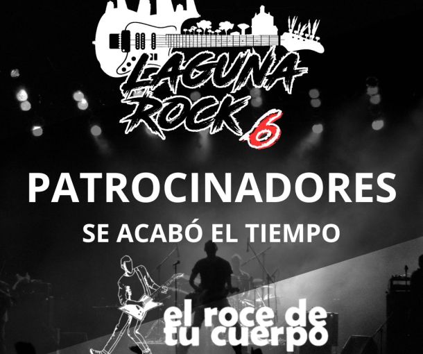 Fin de la fecha para hacerte patrocinador del Laguna Rock 6